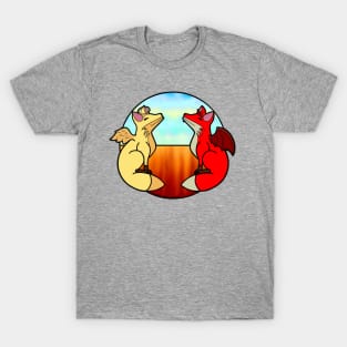 Divine and Diabolic Foxes - Full T-Shirt